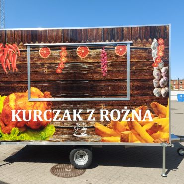 przyczepa gastronomiczna do kurczakow